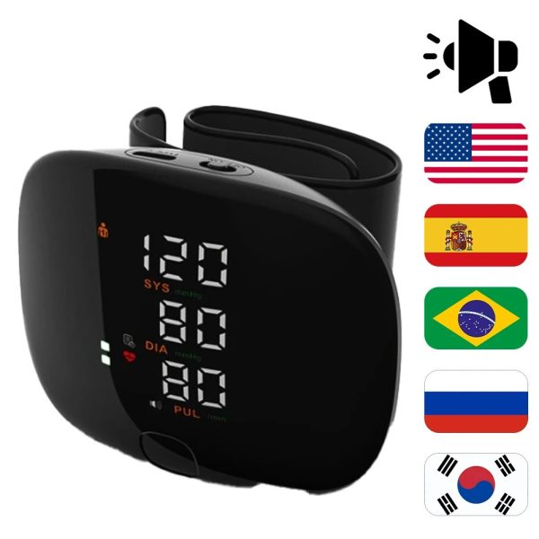 Digital Wrist Blood Pressure Monitor  Rapid Measurements, Large Screen, USB Rechargeable image 2