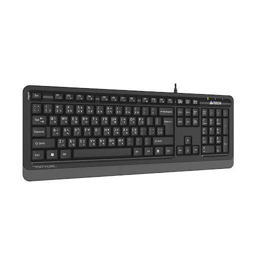 A4TECH FK10 Fstyler Wired Grey Multimedia Keyboard with Bangla image 2