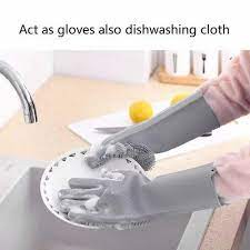 High Quality Silicone Dish Washing Kitchen Hand Gloves